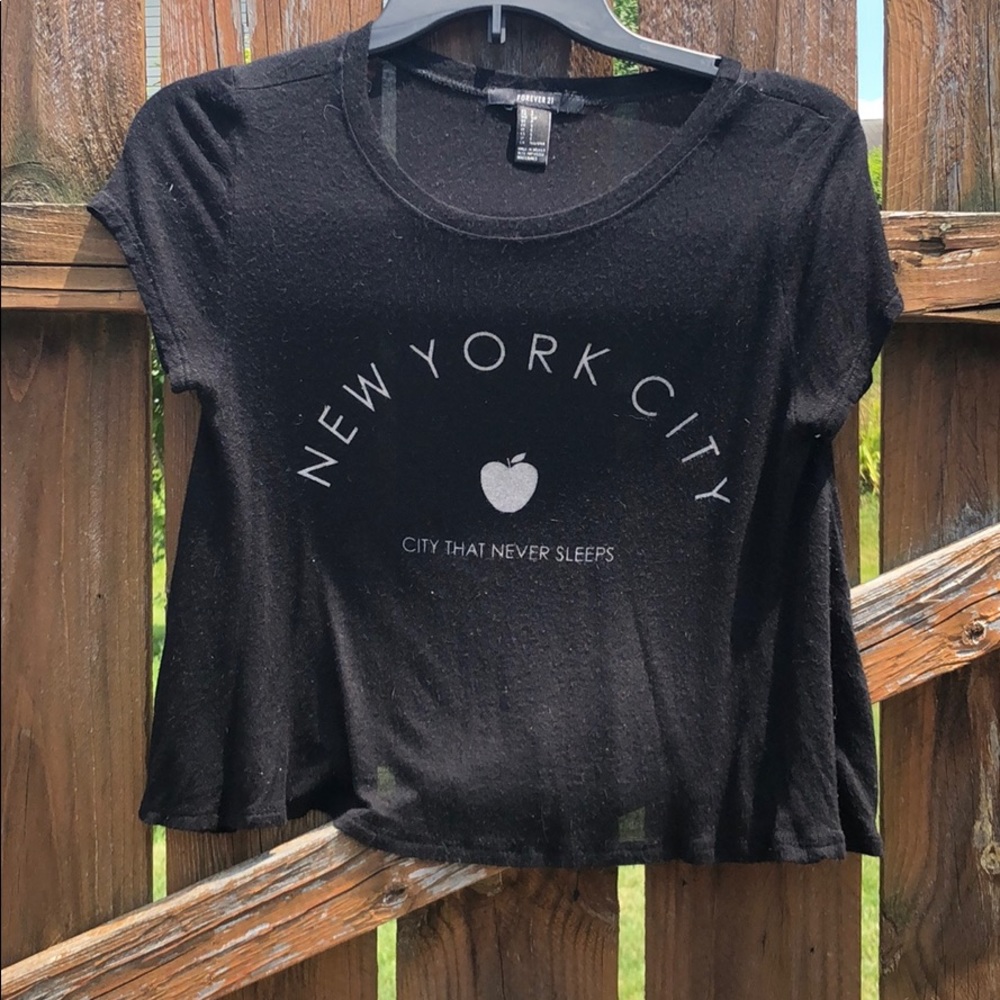 New York City crop top